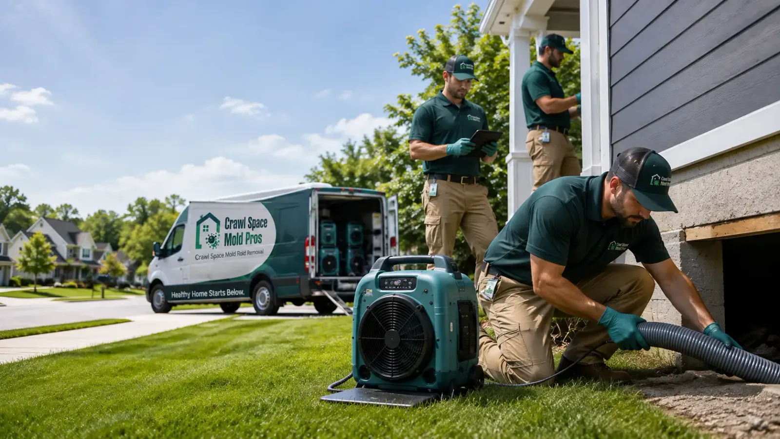 Crawl Space Mold Removal in Niotaze, KS